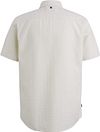 PME Legend Short Sleeve Overhemd Dobby Off White Product / Achterkant