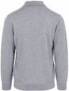 Polo de lana de manga larga de OLYMP en gris jaspeado Product / Achterkant