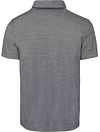 Profuomo Polo Luxury Knitted Melanger Bleu Product / Achterkant