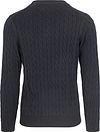 Pullover GANT a trecce Navy Product / Achterkant
