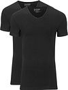 Slater 2er-Pack Stretch V-Ausschnitt T-shirt Schwarz kaufen | 6620 | Suitable