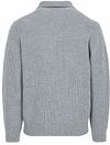 Steppin' Out Button Cardigan Grey lambswool