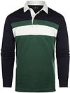 Steppin' Out Rugby Poloshirt Stribet Grøn SM8004.0003-5003