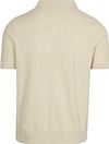 Suitable Knitted Poloshirt Riva Harring Ecru Product / Achterkant