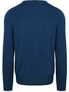 Suitable Merino genser med V-hals i Indigo Blå Product / Achterkant