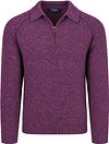 Suitable Polo Zip Pull Tweed Lila kaufen | PU-RSP-POLZ-26.02 | Suitable