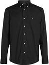 Tommy Hilfiger Poplin Overhemd Flex Zwart MW0MW39988-BDS kopen | Suitable
