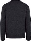 William Lockie V-Neck Lambswool Charcoal Grey