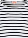 Armor-Lux Sweater Stripes White Dark Blue