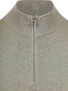Profuomo Half Zip Pullover Luxury Basic Grün