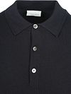 Profuomo Knitted Polo Shirt Navy
