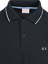 Sun68 Poloshirt Små Stribet Krave Navy