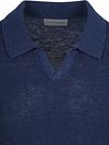 Suitable Polo Riva Bean Linen Cotton Navy