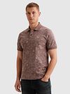 PME Legend Poloshirt Slub Jersey Moonscape Violet