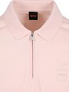 BOSS Passerzip Half Zip Polo Shirt Pink