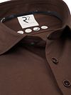 R2 Shirt Knitted Dobby Brown
