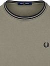 Fred Perry Twin Tipped T-shirt Grün Z50