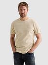PME Legend Knitted Waffle T-Shirt Bone White