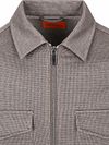 Suitable Overshirt Billy Houndstooth Tabacco