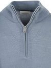 Profuomo Half Zip Pullover Merinowolle Blau Product / Detail
