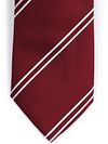 Suitable Cravate Soie Bordeaux Double Stripe Product / Detail