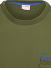 Sun68 Piqué T-Shirt Fluo Stripe Army Product / Detail