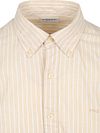 McGregor Shirt Cotton Linen Stripes Ecru Product / Detail