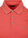 NZA Henley Piqué Polo Red Product / Detail