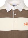 Supply & Co Longsleeve Polo Stripe Brown Product / Detail