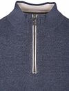 CASAMODA Halfzip Trui Structure Donkerblauw Product / Detail