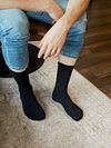 Suitable Merino Sokken Navy 6-Pack Model / Voorkant