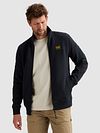 PME Legend Cardigan Interlock Navy Model / Voorkant
