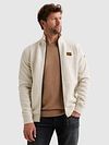 PME Legend Cardigan Interlock Ecru Model / Voorkant