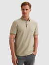 Vanguard Knitted Poloshirt Jacquard Print Groen Model / Voorkant