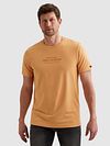 PME Legend T-Shirt Logo Gold Earth Model / Voorkant