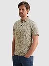 Vanguard Poloshirt Piqué Print Beige Model / Voorkant