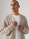 Levi's Original Cardigan Valencia Beige Model / Voorkant