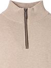 Casa Moda Halvzip Trøje Solid Beige Product / Detail