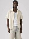 Levi's Short Sleeve Overhemd Sunset Camp Ecru Model / Voorkant