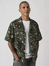 Levi's Short Sleeve Shirt Sunset Camp Black Model / Voorkant