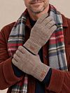 Barts Gloves Haakon Lambswool Brown Model / Voorkant