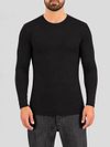 Garage Basic Longsleeve T-Shirt Stretch Black Model / Voorkant