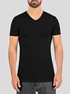 Garage 2-Pack Basic T-shirt Bio V-Ausschnitt Schwarz