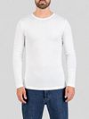 Garage Basic T-shirt Longsleeve Weiß