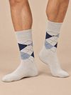 Tommy Hilfiger 2-Pack Socks Beige Melange Model / Voorkant