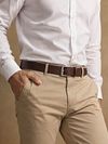 Suitable Belte i Lær Mørkebrun Model / Voorkant