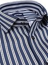 Olymp Luxor Hemd Strepen Sunshade Navy