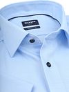 Olymp Luxor Short Sleeve Shirt Structure Light Blue Product / Detail