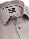 Olymp Luxor Short Sleeve Shirt Structure Taupe Product / Detail