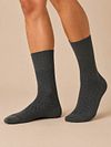 Falke Airport Herringstripe Strømper i Army Model / Voorkant